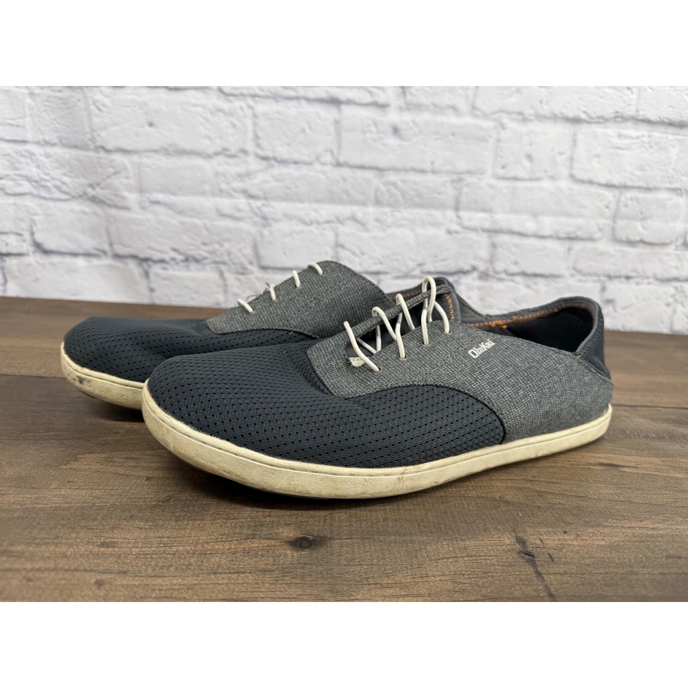 Olukai Nohea Moku Sneakers Mens 12 Gray Lightweight Casual‎ Beach Travel  Shoes